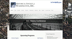 Desktop Screenshot of dchistory.org